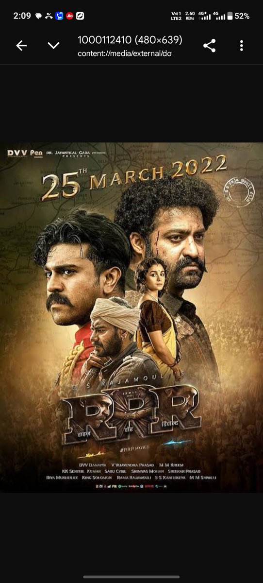 Deep_singh_rai's tweet photo. Movie Name First Weekend (3 Days Worldwide)

1 Baahubali 2: The Conclusion ₹526 Crore
2 RRR ₹485 Crore
3 K.G.F: Chapter 2 ₹425 Crore
4 Dhurandhar 2 (2026) ₹412 Crore
5 Jawan ₹384.60 Crore
#Dhurandhar2‌TheRevenge #Dhurandhar2‌ @yogirokde @FilmUpdates https://t.co/h7DOxAF0yI