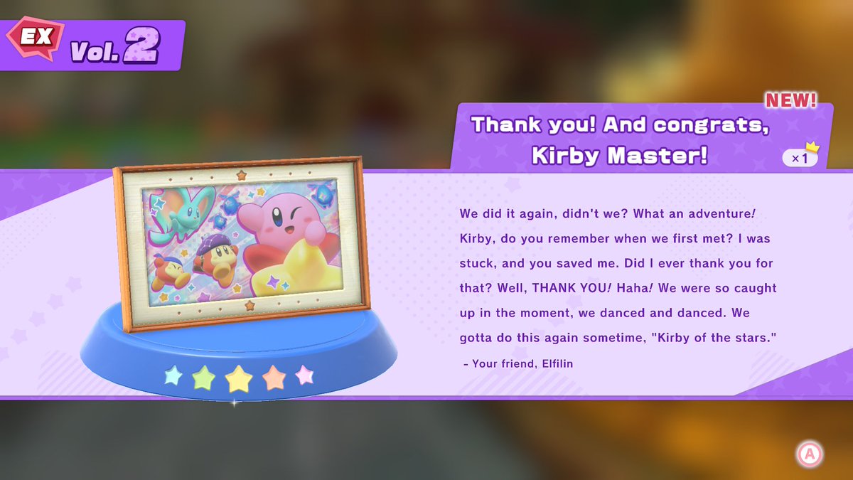 Pokecatch031's tweet photo. Finally officially beat kirby forgotten land and dlc with 100% :3 https://t.co/p3dzXwACr9