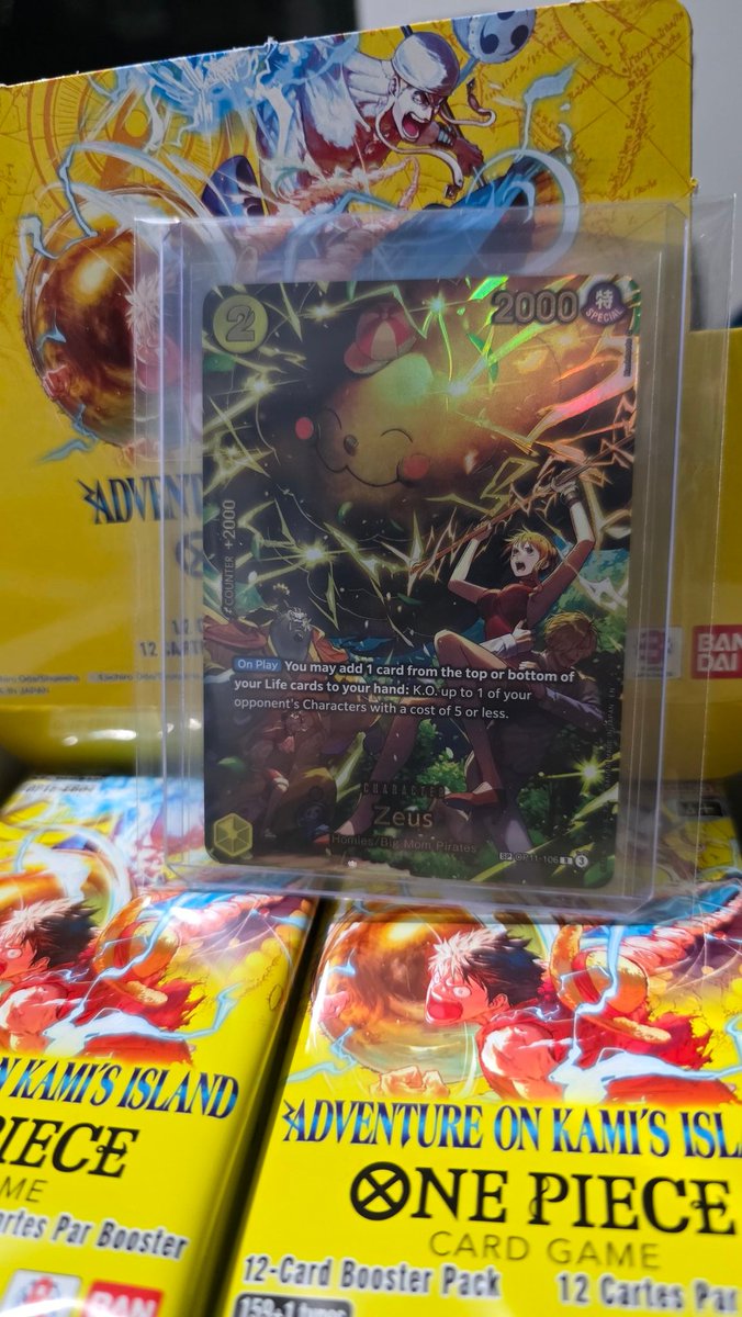 BHIRL71's tweet photo. @ONEPIECE_tcg_EN Just pulled it. 7 packs deep. https://t.co/4FpTWtNh47