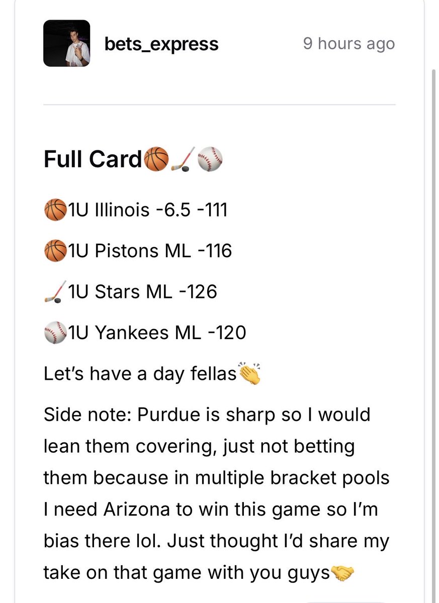 Express Bets🚂 tweet media