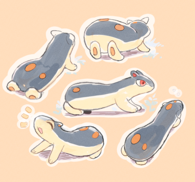 火がついていないマグマラシが丸くて本当に可愛い 