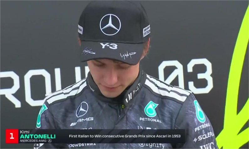 Kimi es el primer italiano en ganar dos carreras consecutivas desde Ascari en 1953😱

🔴 #EnVIVO🔴 ➡ tinyurl.com/2cvjp3px

#JapaneseGP🇯🇵 #F1.