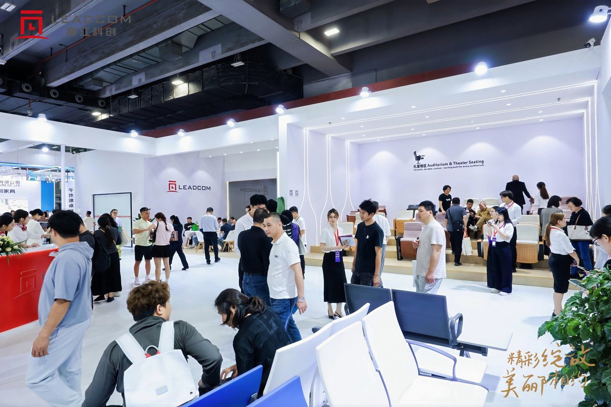LeadcomSeating's tweet photo. Day 2 at CIFF 2026! 🛋️✨

The energy at the Canton Fair Complex is incredible today. Come to Booth 10.2B01 and dive deep into the latest trends in public seating and smart office solutions. So much innovation to take in!

#CIFF2026 #FurnitureDesign #OfficeInspo #Guangzhou https://t.co/fKzp8XUaYG