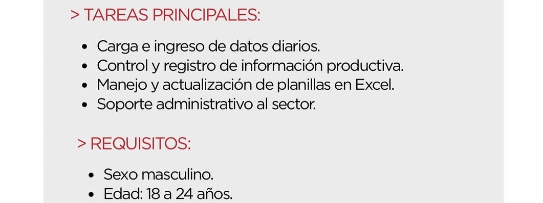 requisito: ser varón 
🤌🏻 dejá