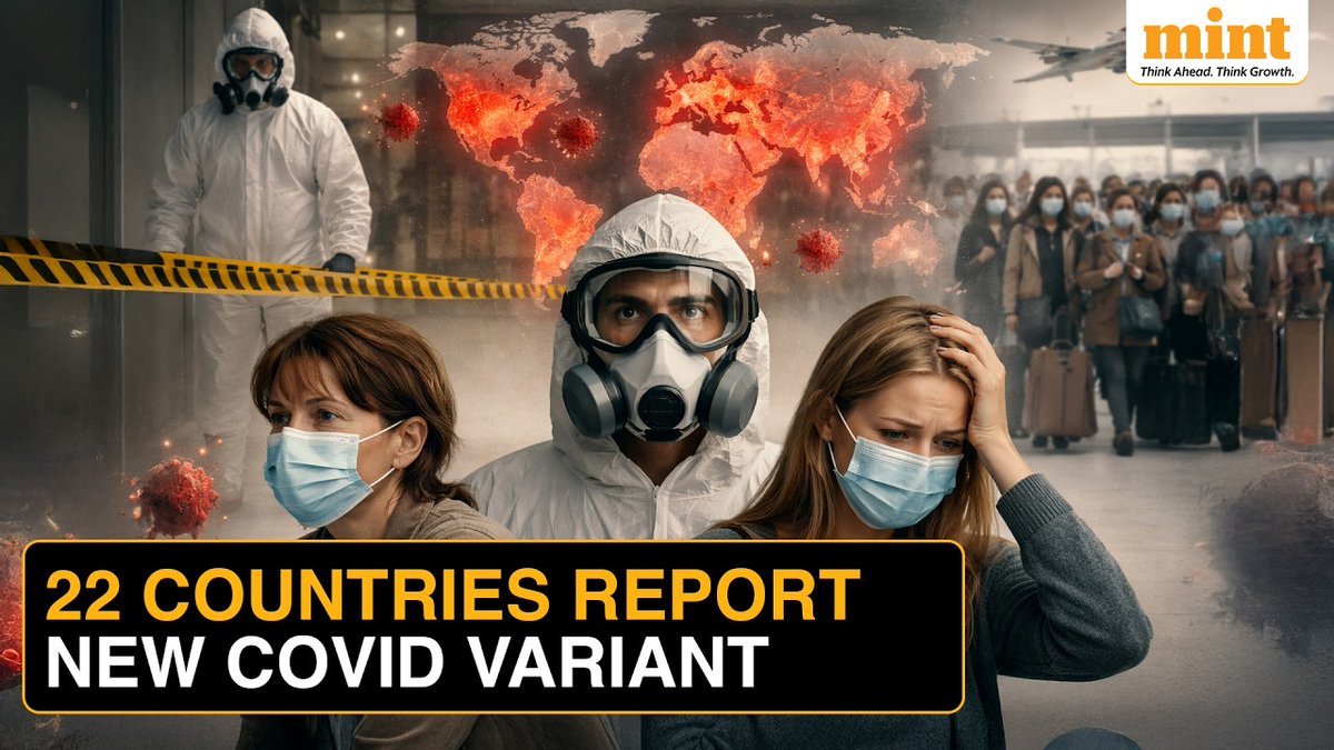 livemint's tweet photo. New COVID Strain With 75 Mutations Triggers Panic After 22 Countries Report Sudden Surge  

A new COVID-19 variant, identified as BA.3.2 and informally referred to as “Cicada,” has been detected across 22 countries, including the United States, according to monitoring reports. Early assessments indicate the strain carries a high number of mutations, prompting closer observation by health authorities and researchers tracking its spread. 

WATCH: https://t.co/D5uTXGKnkJ