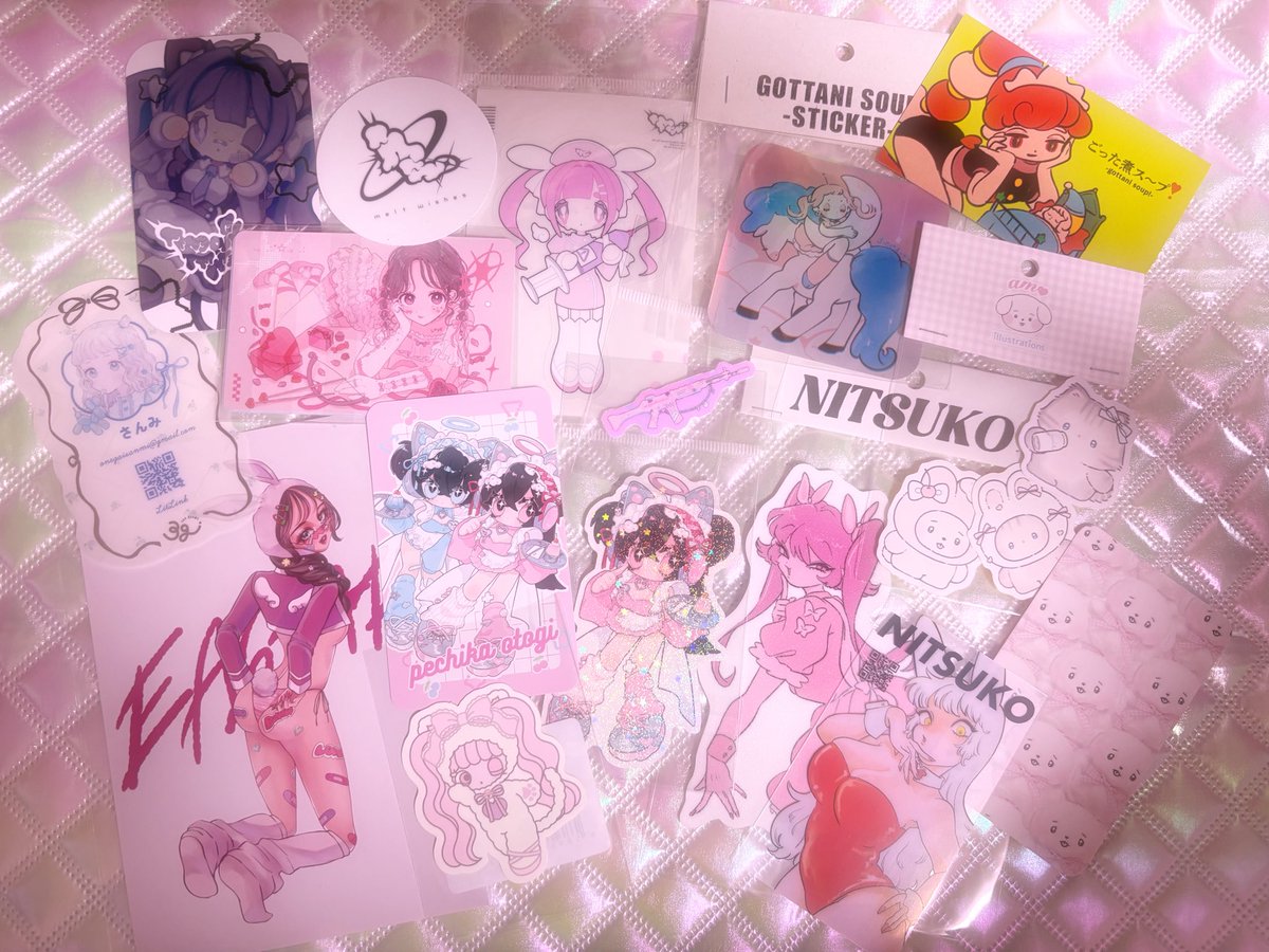 遅ればせながら先週開催された #FANTASIA2026春 でお迎えしたかわいい戦利品💗素敵な作品をありがとうございます🌸💗🎀