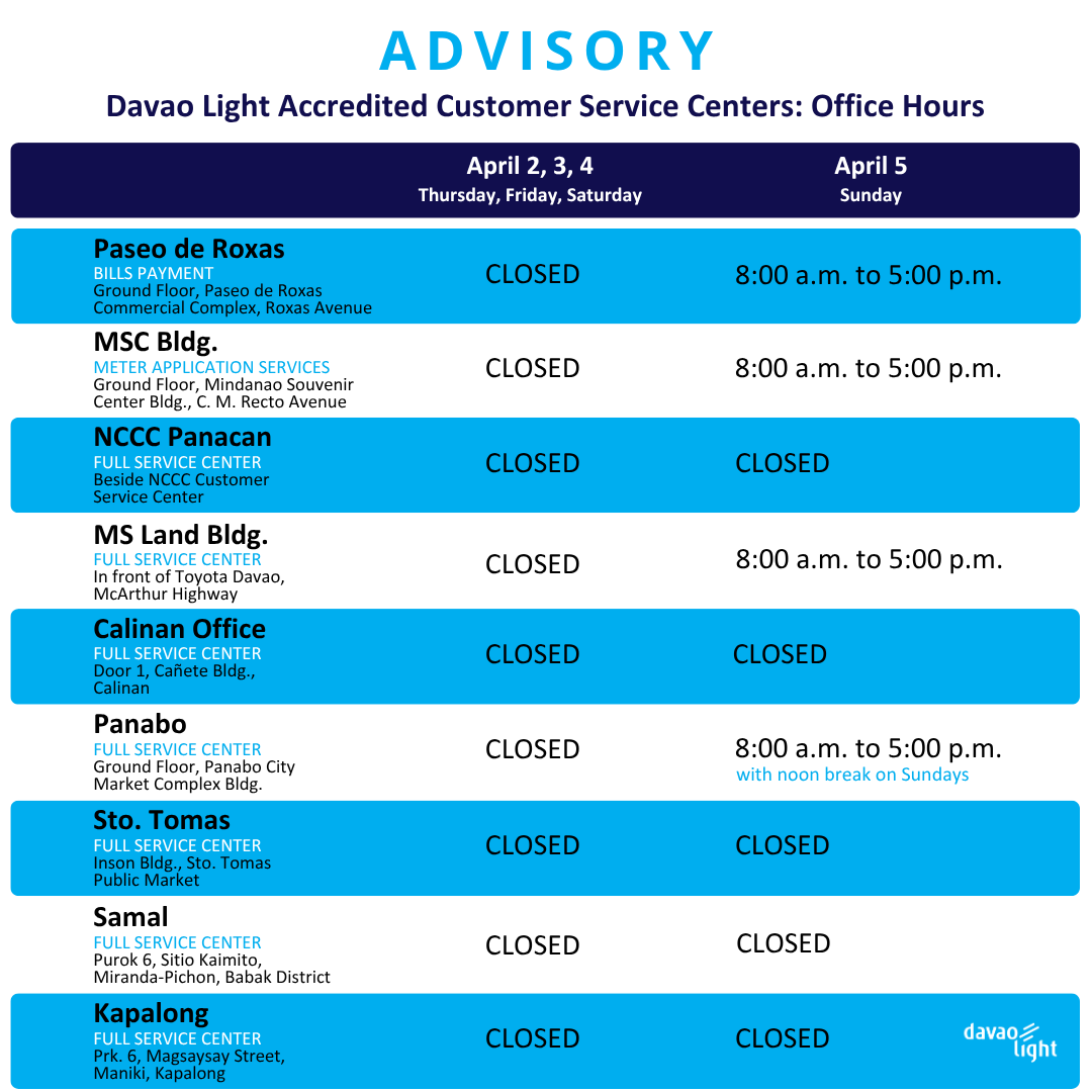 Davao Light tweet media