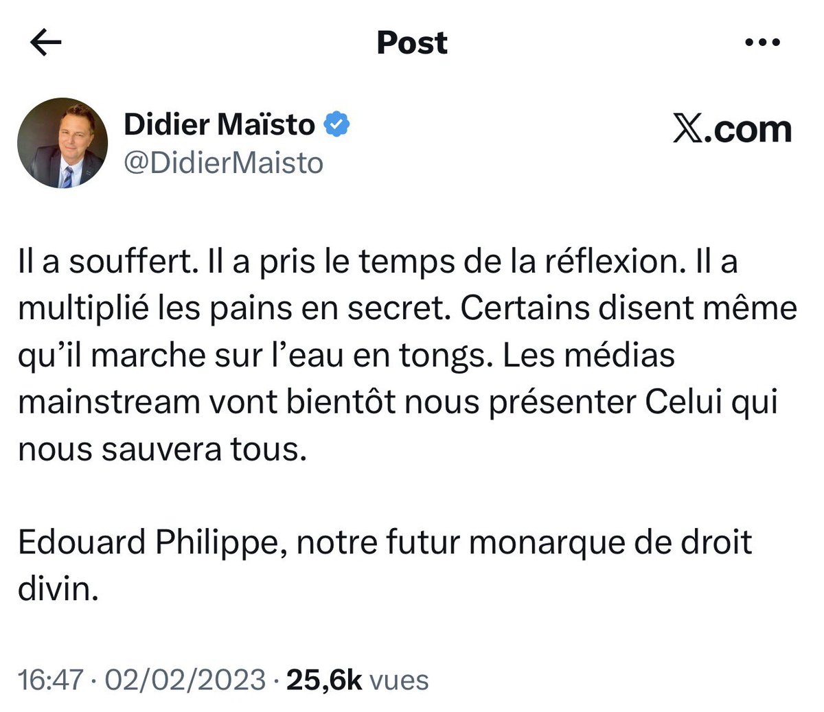 Didier Maïsto tweet media