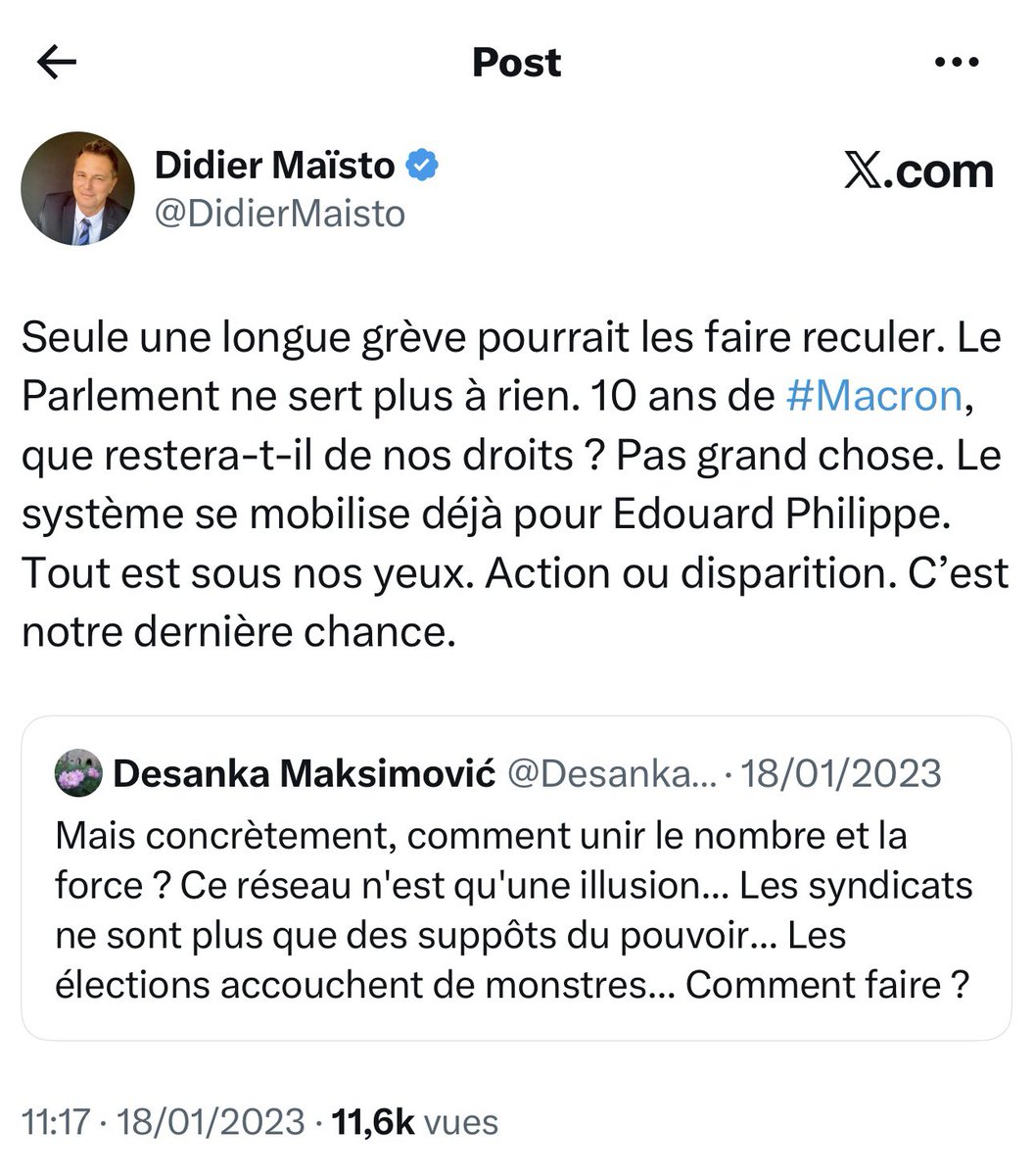 Didier Maïsto tweet media