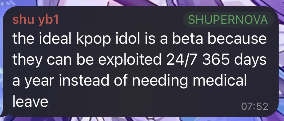 outofcontextyb1's tweet photo. kpop companies are exploiting betas :( https://t.co/Bv5ll47UK7