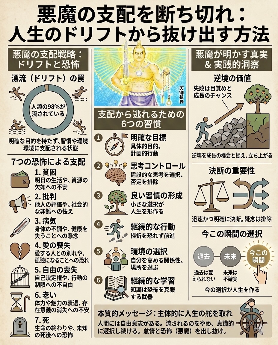 8kujo's tweet photo. 「二度と電話してくるな！」

そんな言葉を何度、聞いただろう。私は以前に電話営業の仕事をしていた。扱っていたのはナポレオン・ヒルの自己啓発プログラム。

売上を上げるほど収入が跳ね上がる仕組みで、二十代で高級車に乗っている先輩もいた。努力が形になる仕事だった。

ザ・ノンフィクションの「今どきじゃない会社で夢みる僕と私の新入社員物語」を見て、当時のことを思い出す。

ただ、私がいた会社では売上を上げる方法に歯止めがなかった。

23時を過ぎても電話をかける。断られても担当者を変えて、何度も何度も電話をかけ続ける。

「営業は断られてからが本番だ」と言われるが、さすがにやり過ぎではないかと感じていた。

もちろん、きれい事だけでは済まない。利益が出なければ会社は続かないし、自分の給料もそこから出ている。それはわかっていた。

それでも、相手を傷つけてまで、経済的に豊かになることに意味があるのだろうか。その問いが頭の隅に居座っていた。

ナポレオン・ヒル博士は成功をこう定義している。

「成功とは、他人の権利を尊重し、社会正義に反することなく、自ら価値ありと認めた目標を、黄金律に従って一つひとつ実現していく過程である」

そのプログラムを売っているのに、会社は成功の定義と真逆のことをしているのではないか。

夜中にかかってくる電話。断っているのに止まらない着信。それがどれほど相手に迷惑なのか。会社の誰もが分かっていたはず。

それでも続けていたのは、生活のためだけではない。ただ流されていたからだと思う。

周りがそうしているから。会社がそれを求めるから。数字を上げなければ、居場所がなくなるから。立ち止まって考えることをせず、流れに身を任せていた。

ナポレオン・ヒルは「悪魔を出し抜け（新訳：悪魔の習慣を断ち切れ）」の中で、この状態を「漂流」と呼んだ。自分の意志を手放し、環境や他者の思惑の中を漂うこと。

悪魔は力によってではなく、考えさせないことで人を支配する。

私は選択を迫られた。このまま流れ続けるか、流れの外に出るか。目先の収入を取るか、自分が自分を許せる場所に戻るか。

考えた末に、会社を去ることを決めた。

その会社は今、存在していない。社会正義に反する方法で一時的に稼げたとしても永続性はない。

例えば、ネットワークビジネスでも豊かになる人はいる。しかし涙を流している人のほうが圧倒的に多い。

誘う側は気づかないうちに誰かを傷つけていく。自分の収入が誰かの悲しみの上に成り立っていることに気づきにくい。

私の兄も昔、大量の商品を抱えていたことがある。

ネットワークビジネスに携わる人を責める気はない。それぞれの事情もあるでしょう。

子供の学費、介護費用、家族の病気など。

全ての人が私利私欲のためにやっているとは思わない。

伝えたいのは人の問題ではなく、仕組みに問題があるということ。

立ち止まって自分に問うてほしい。勧誘の向こうで、涙を流している人はいないか。ナポレオン・ヒルの成功の定義に反していないかを。

近江商人の言葉に「三方よし」というものがある。売り手よし、買い手よし、世間よし。商売は三つが揃ってはじめて本物だという考え方。

ネットワークビジネスという「悪魔の錬金術」で得たお金は、どれほど積み上げても三方よしにはならない。

人を悲しませてお金持ちになることに、一体どんな意味があるのだろうか。

銀行残高が増えても人生の貸借対照表では、それを上回る負債が積み上がっている。お金は増えても自分の中で何かが確実に減っていく。

生きているうちに問題を生まなかったとしても、自分の死後に大きなツケを払わされる日が必ず来る。

流れに抗うことは確かに苦しい。漂流の引力は強く、わかっていても戻ってしまう。

それでも、自分がしていることは誰かの不幸に繋がっていないだろうか。

その問いを持ち続けることが、漂流に抗う最初の一歩になる。人間には自由意志で人生の舵を取る力が与えられている。

自分の仕事を家族に胸を張って話せるかどうかが、ひとつの羅針盤になるのではないだろうか。