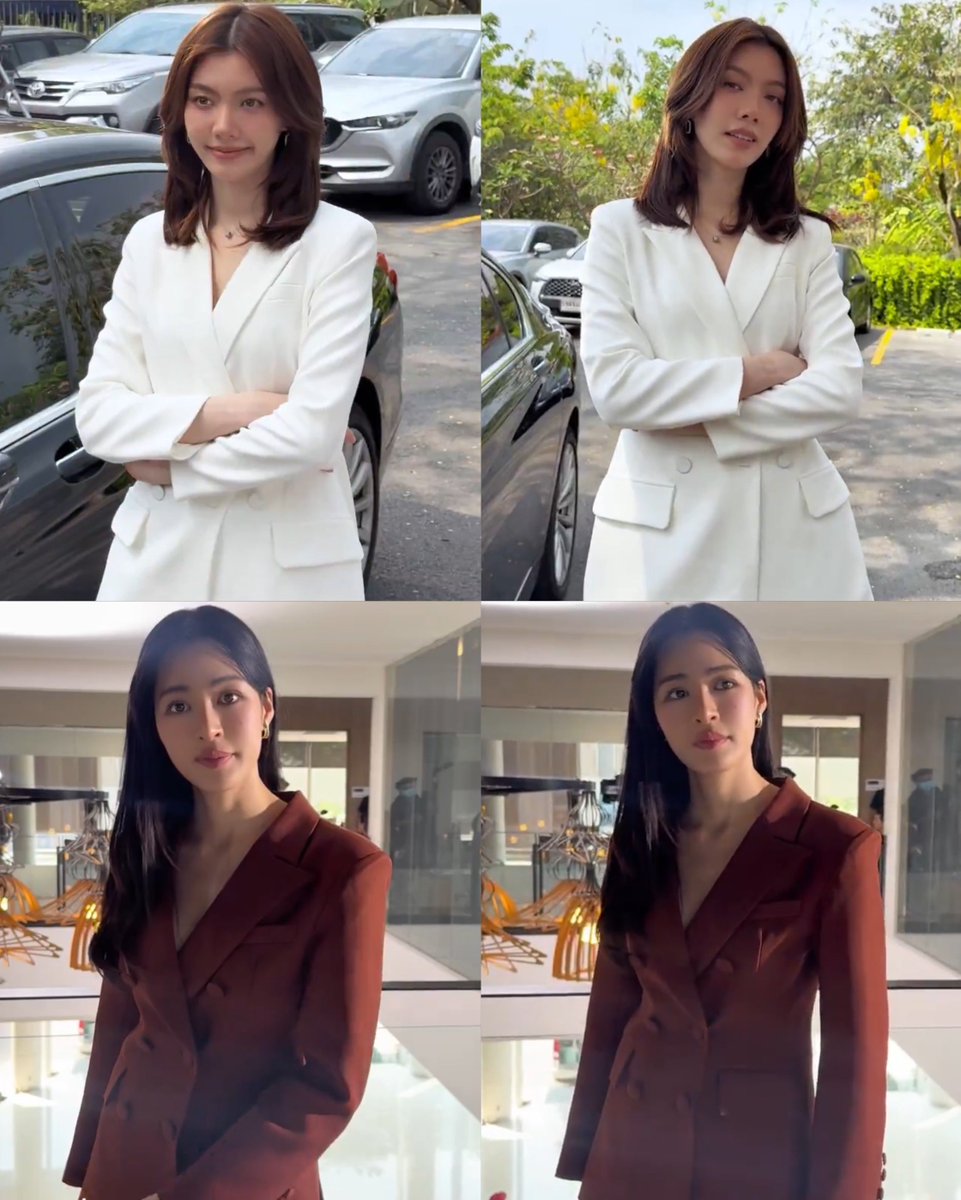 This is giving total rich girlboss CEO x Lawyer energy 😭 thank you stylist team 

#หลิงออม #LingOrm