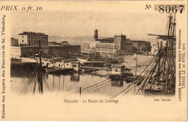 Marseille Le Bassin du Carenage à #Marseille #CartePostaleAncienne 👉 cartorum.fr/carte-postale/…