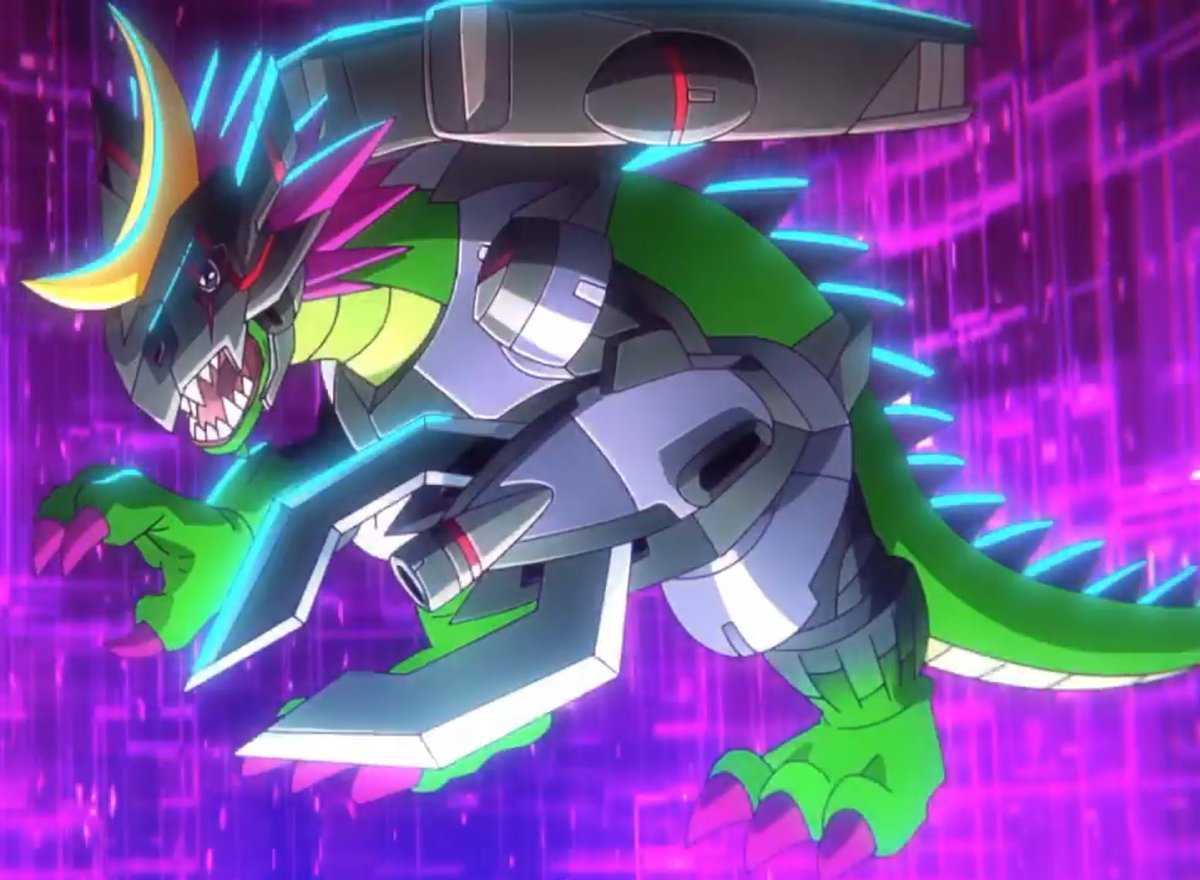 ビブレ見た！モナークリザモン！
サイボーグ恐竜来たァ！原点回帰や✨️
皆究極体で人型なる事望んでるかもしれんけど
頼むから爬虫類モチーフ▶︎恐竜orドラゴンのまま人型になるな！
いやなってもいいんだけどさ、人型がケケケは...