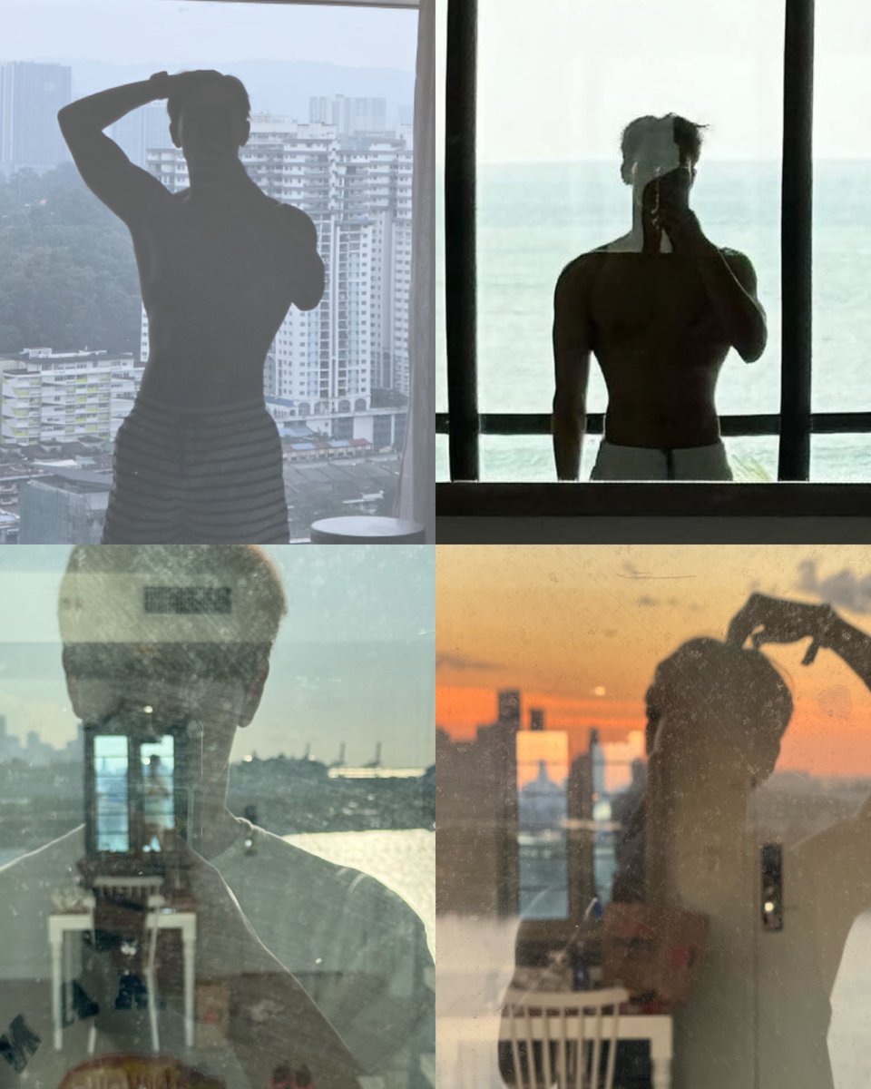 창문에 비친 실루엣 사진도 좋은거같다 🤎