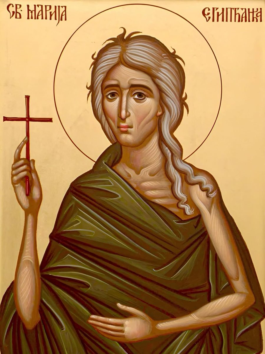 orthodox_33ad's tweet image. 🔸 Sunday of Saint Mary of Egypt 🏜️𐃯 🔸

Today, the Fifth and final Sunday of Great Lent, the Church commemorates the Sunday of Saint Mary of Egypt, whose story rouses all sinners to repentance as we prepare to enter Holy Week.

This Sunday’s theme has 3 parts: first, that no