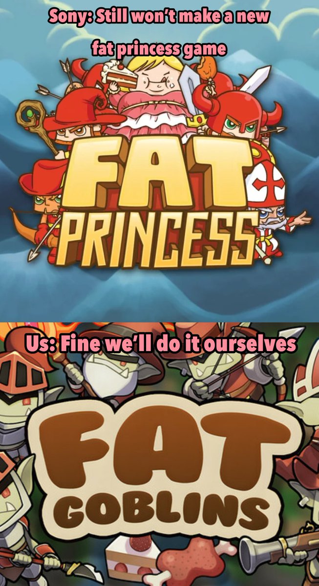 Montanajackso15's tweet photo. Canโt wait for Fat goblins.
#fatprincess #fatgoblins https://t.co/3cxeBb2cdm