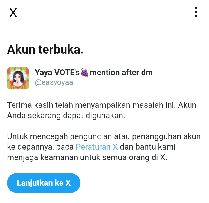 Yaya VOTE's🍇mention after dm tweet media