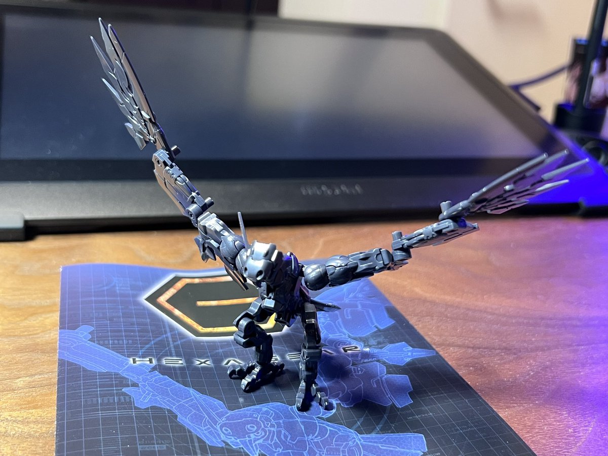 prironimuf's tweet photo. 隊員名:フミノリ
プラモデル名:ヘキサギア　オルタナティブ・スニークサイト
#緑の破城槌
#氷緑宮攻略戦 https://t.co/Tesm9vgTKJ