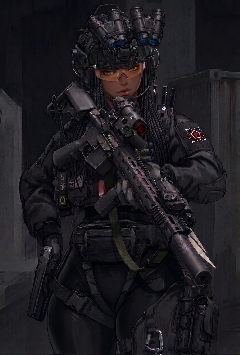 zamint_operator's tweet photo. She looks tuff || #zamint #art https://t.co/ZhThCYdCRZ