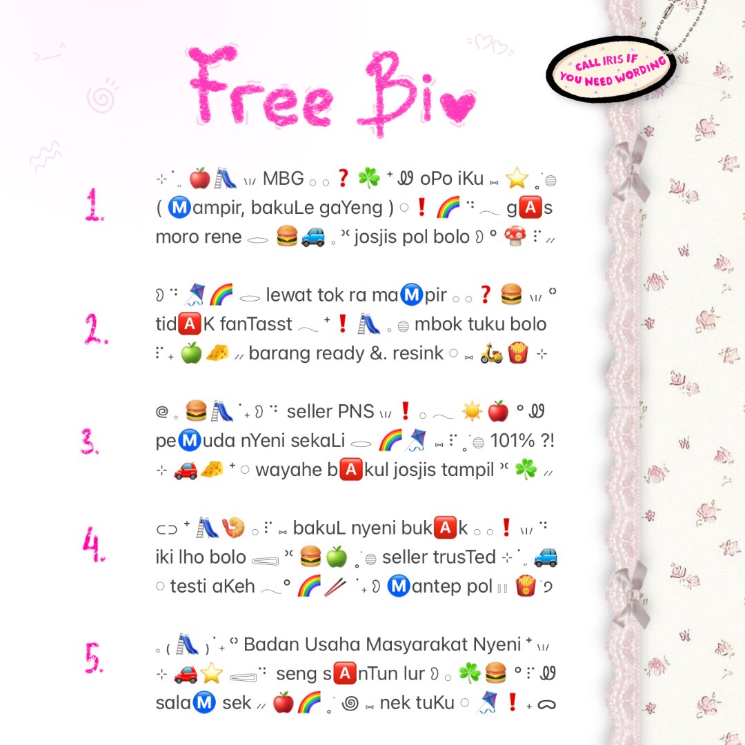 iris, wording! tweet media