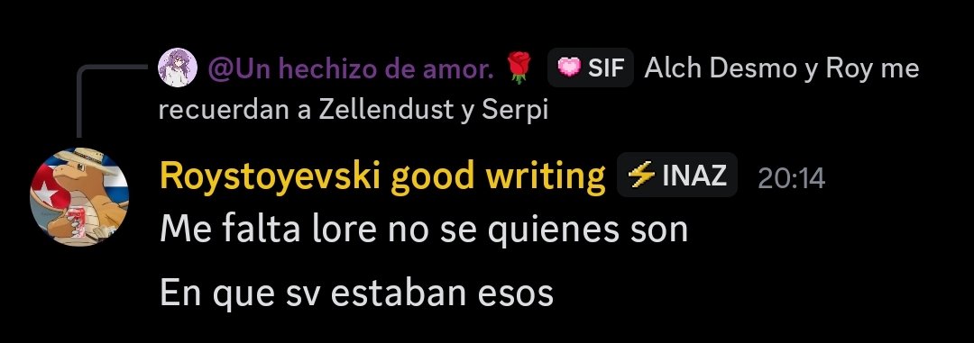 Oigan chicos en qué server está Zellendust, es que quiero hablar con el de Tsukihime