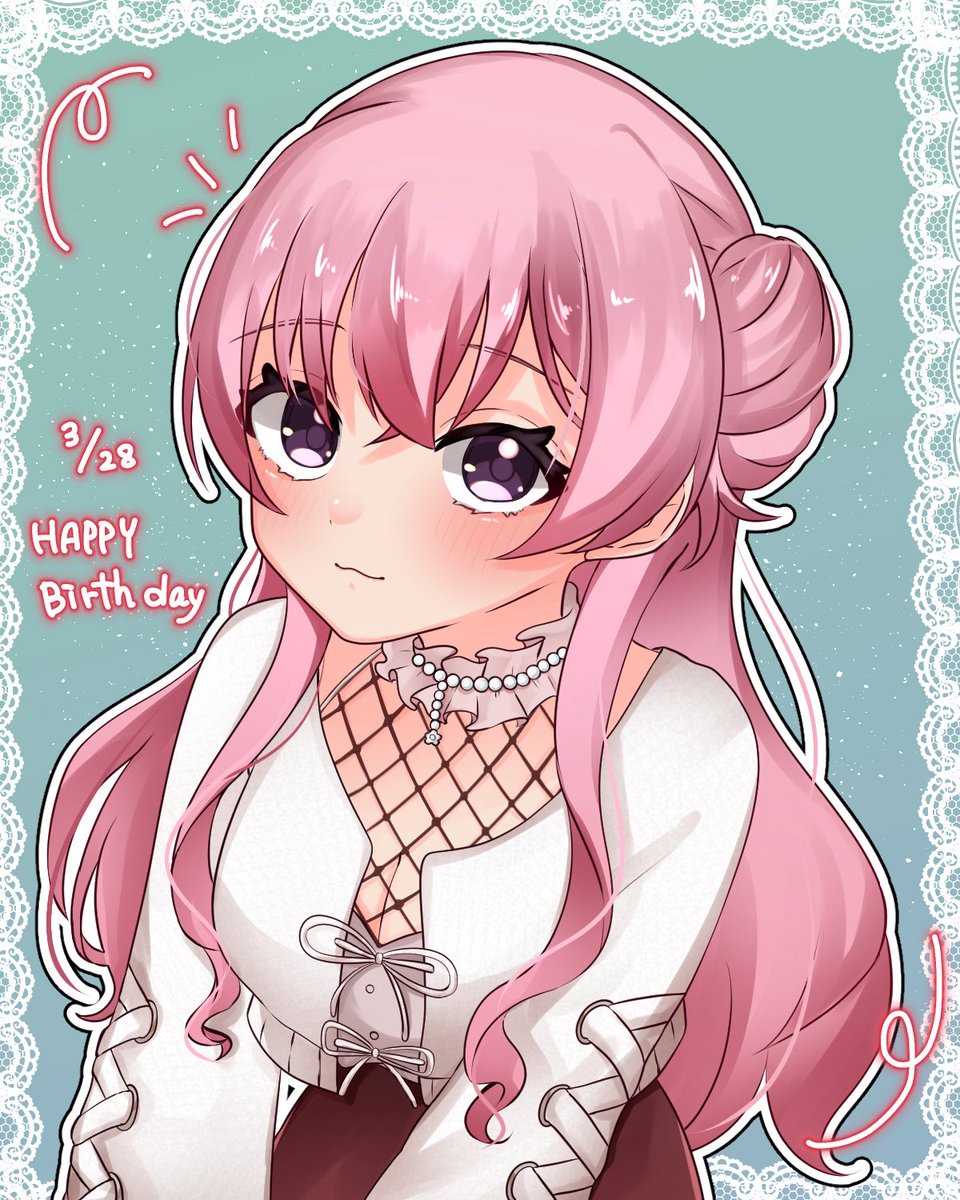 funya_oppai's tweet photo. 【@Yuuna_Minaduki 】

イラスト完成間に合わず、1日遅れになっちゃった😭

お誕生日おめでとうございました🎉
素敵な一年になりますように。

#ゆうななーと https://t.co/dflgXf8RCZ