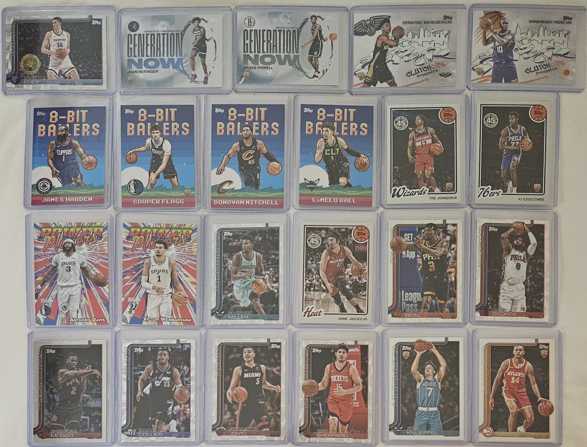 3bangerbreaks's tweet image. #Hits from the 2025-26 #Topps #Finest #Basketball #PYT + #Random #Team #Mixer #Box #Break 

#TBBCrew #NBA #TBBReposts #TBBBreakCredit #tradingcards #thehobby