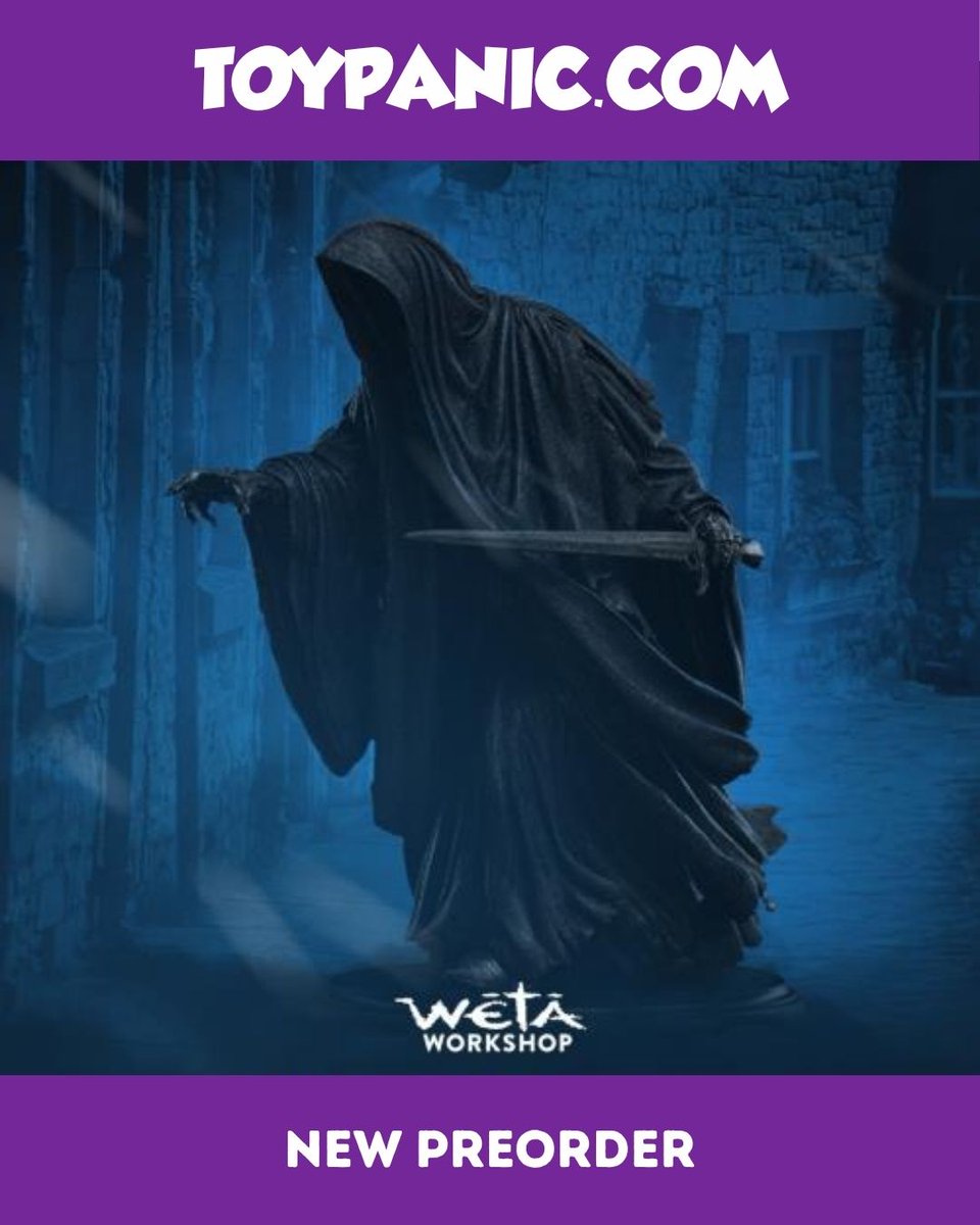ToypanicMsia's tweet image. Shadows gather in the night 🖤🌫️

Ringwraith stalks the Prancing Pony—haunting detail by Weta Workshop.

#ToyPanic #Ringwraith #LordOfTheRings #WetaWorkshop #Collectibles #Statue #FigureCollector #FantasyLegends #EpicScenes #ToyPhotography
