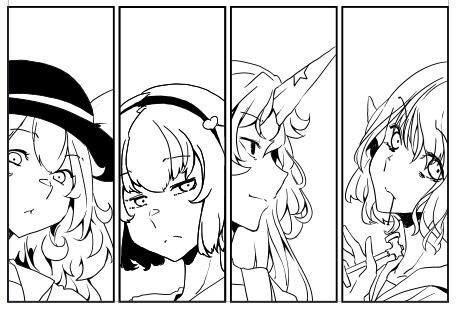 合同誌用に久しぶりに東方を描いております。 