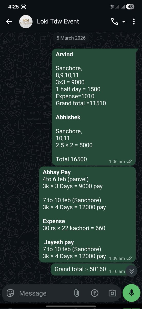 Jayesh103a's tweet image. Requesting immediate intervention and strict action against such unethical practices.
Company profile link :- instagram.com/tdwindia?igsh=…

#FraudAlert #EventIndustry #PaymentIssues #India #workdonepaydue

@MumbaiPolice @jagograhakjago @consaff @DoPTGoI
@CMOMaharashtra @mybmc