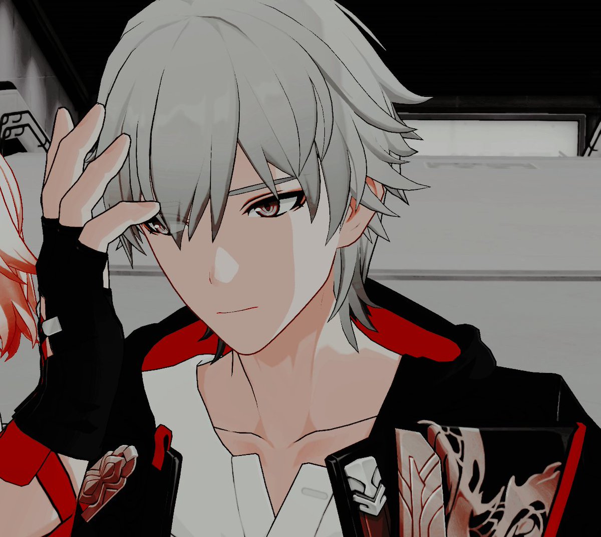 TRAlIBIAZE's tweet photo. ⠀
“.. Right, no use even leaving it up to chance.” Amber colored eyes averted to the side, he couldn't just take them after all!

“Can.. I count on you to take care of it then?” A hand is brought up to scratch the back of his head. “Red on my face though.. pshh.. now you're— https://t.co/errSI9P35v