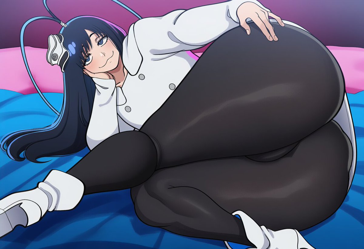 Heh heh heh ~ what? Did your eyes catch something big guy ~ 💙 🍑 
#femboy #thicc #ass #giselle_gewelle #taboorp #drp