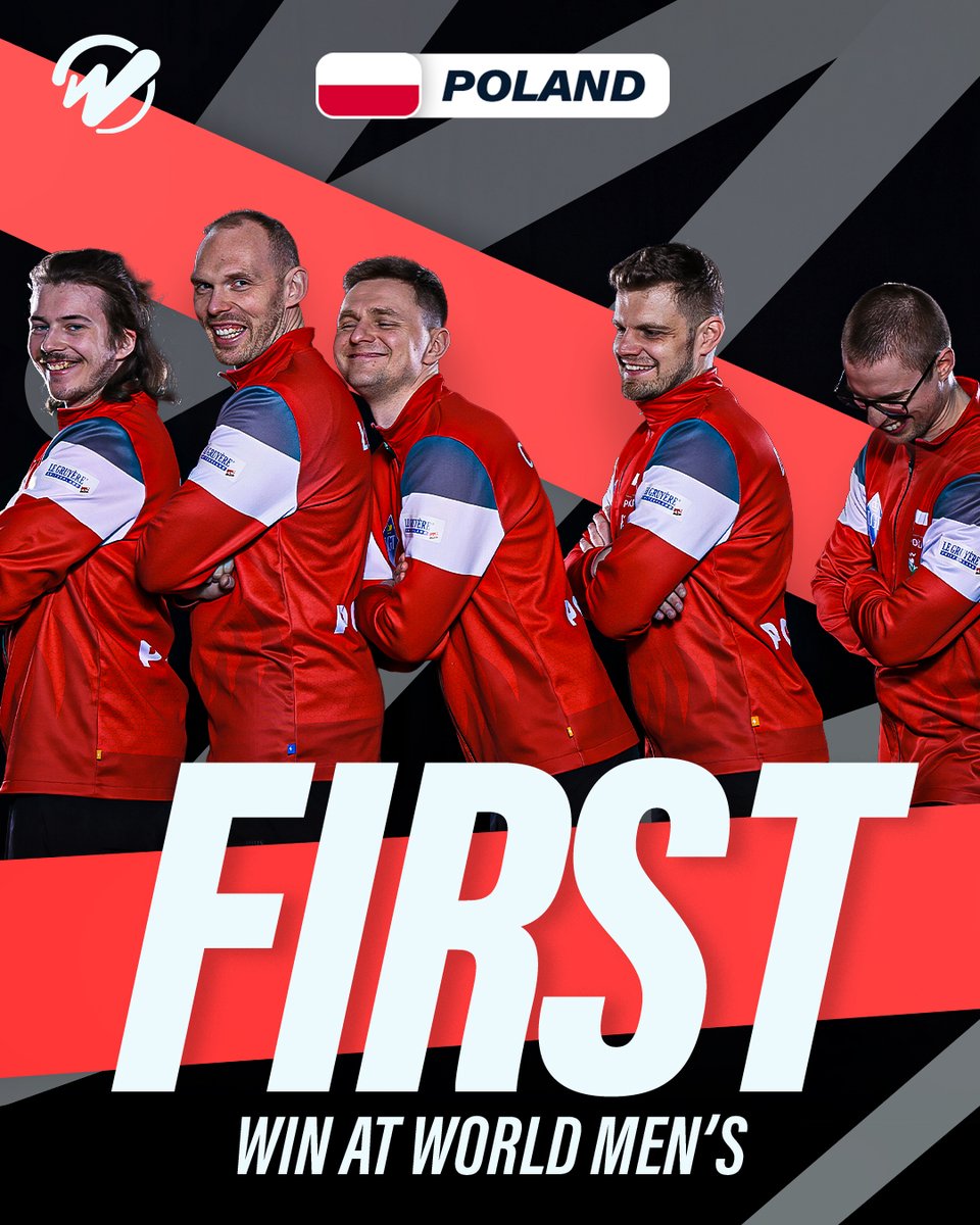 Huge congratulations to Poland 🇵🇱 who clinched their first ever World Men's Championship victory this evening 🙌

#wmcc #curling