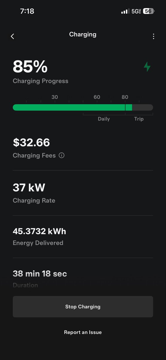 reddirt671's tweet photo. @Tesla I need more than 30 mins to charge my vehicle. https://t.co/Gaq1ENG1Vk