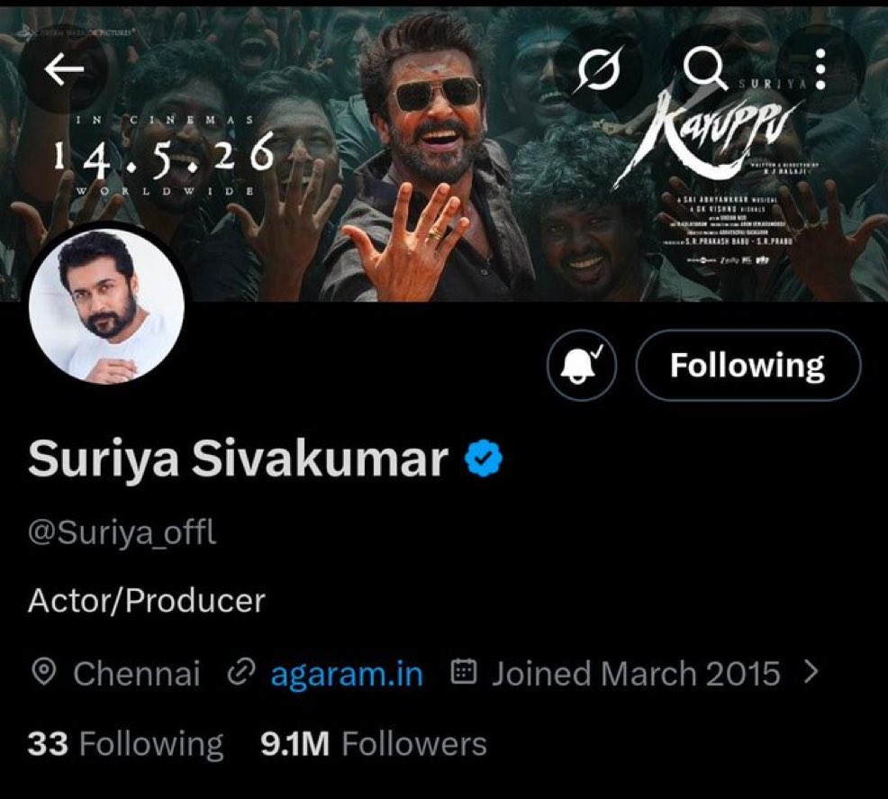 Suriya Fanatics Kerala ™ tweet media
