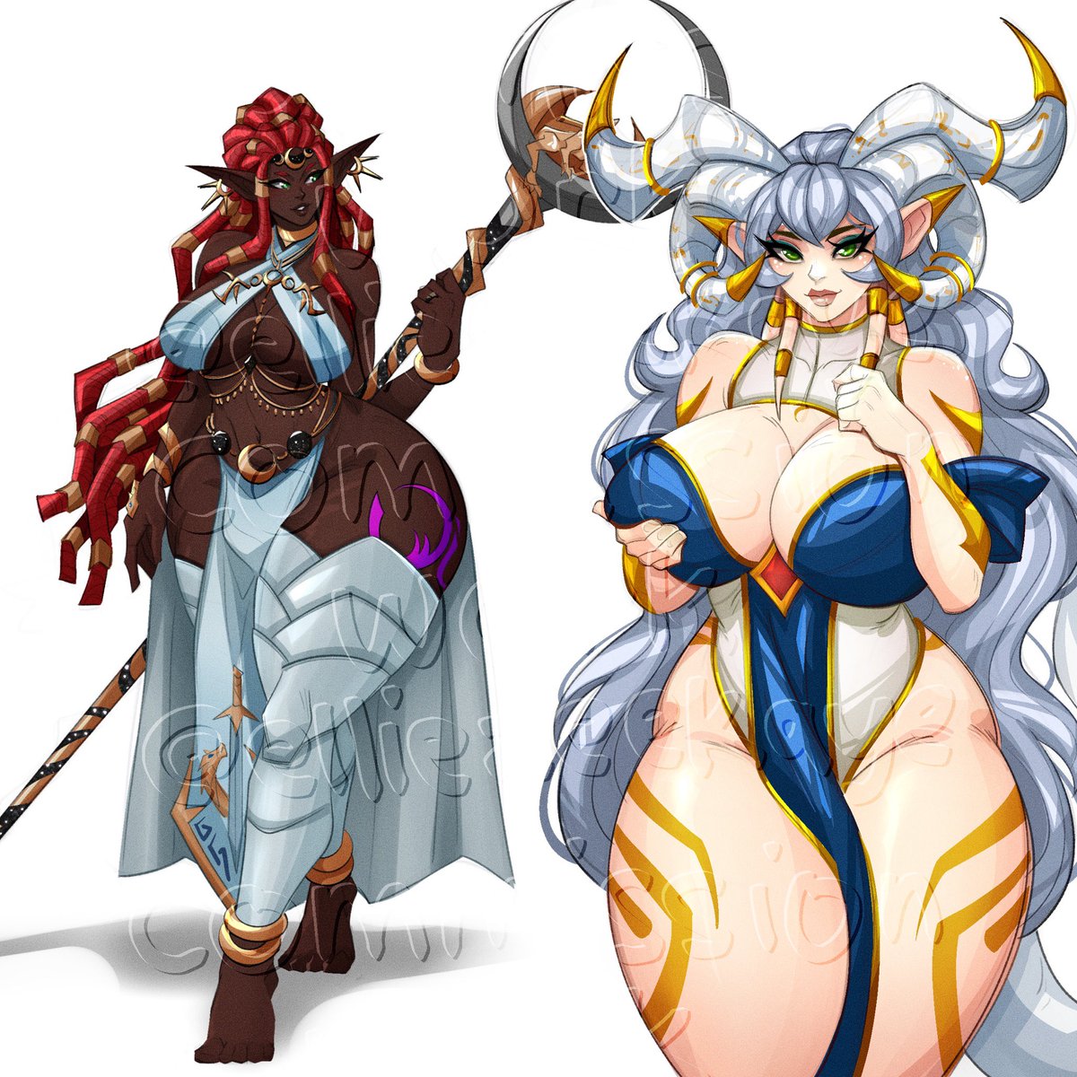 Hellooo, it’s been a while! My commissions are open once again! I’ll be opening my Half body (40 - 60 USD) and Full body (60 - 80 USD) Commisions this time! Feel free to send me a message if you’re interested, retweets are appreciated and loved <3

#commissionsopen #WoW #FFXIV