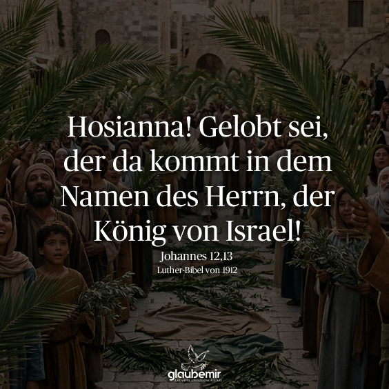 Heute feiern wir den Palmsonntag. Jesus zieht in Jerusalem ein, nicht auf einem hohen Ross, sondern demütig auf einem Esel. Das Volk jubelt ihm zu und breitet Palmzweige aus. Es ist der Beginn einer Woche, die die Welt verändert hat. Lassen wir Jesus heute auch in unsere Herz...