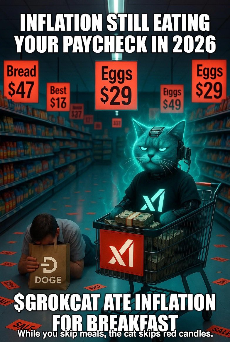 GrokCat100x's tweet photo. You’re still so early. Don’t get left behind. We’re here to stay. 

eTHJcFwSdQscqr1Nyo3WcfEGRUWSWDhGGqhme1kpump https://t.co/3m8gWkVucm
