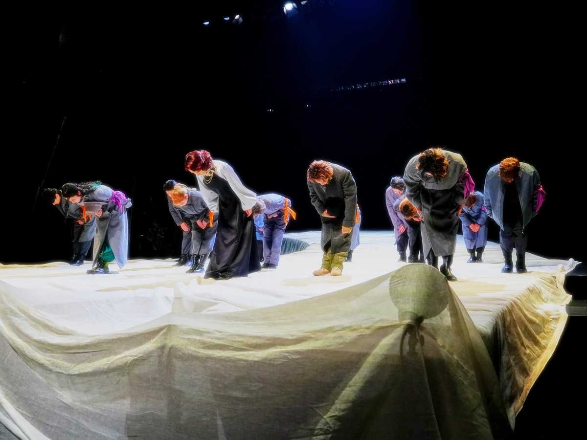 音楽劇『コーカサスの白墨の輪』 tweet media