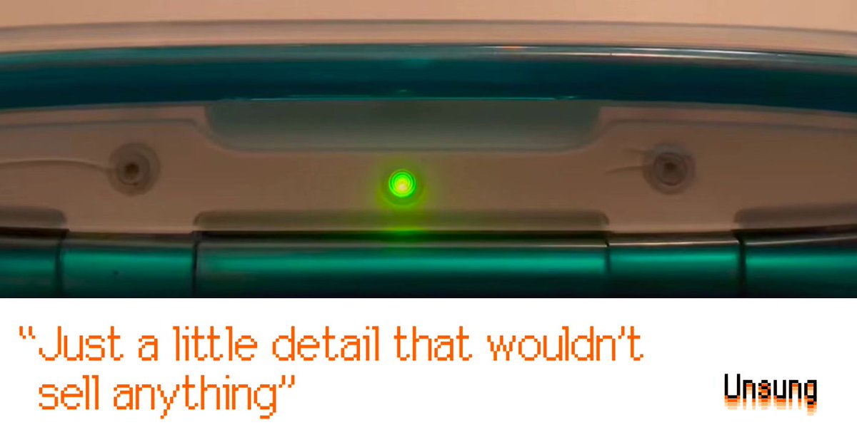 The green LED was replaced by a white one, but “pulsating light indicates that the computer is sleeping” buried the nicest part of it – the animation was designed to mimic human breathing at 12 breaths per minute, and feel comforting and soothing.
brdy.co/3Q6h5uJ