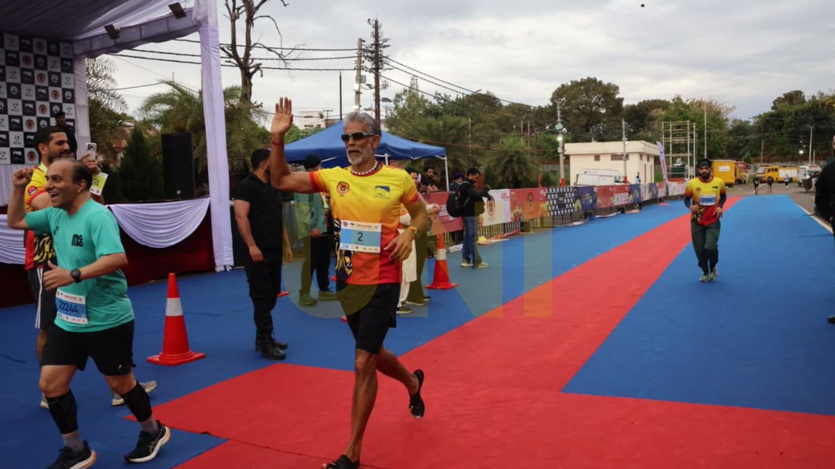UNI_Photos's tweet photo. In Photos | Jammu and Kashmir Chief Minister Omar Abdullah and actor Milind Soman participated in the Jammu marathon.
📸: Aman Sharma / UNI
@CM_JnK | @OmarAbdullah | @milindrunning | #OmarAbdullah | #JammuAndKashmir | #MilindSoman | #JammuMarathon | #UNI https://t.co/dUIeJNkXaZ