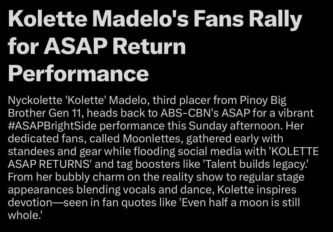 KOLETTE TRENDSETTER tweet media