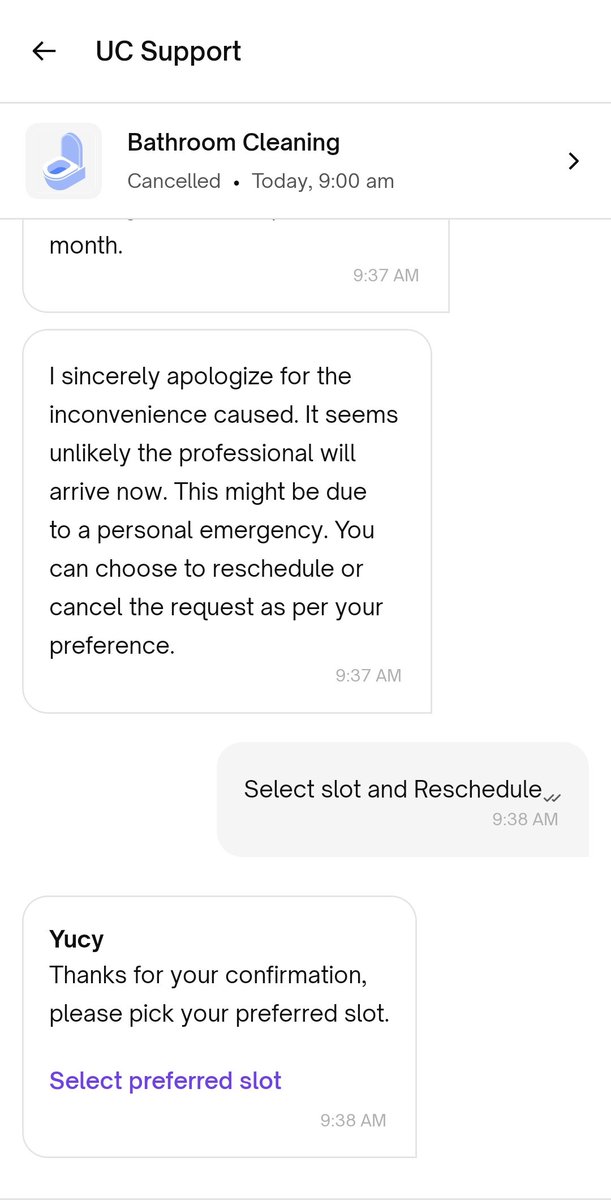 tmittal21's tweet photo. @urbancompany_UC @abhirajbhal Disheartening that customers r being abandoned with noone to support. Booked service with surcharge and kept calling but no answer and then a cancelation with 200 fee. No way to get a support just a maze from one tab to another.. Is this a new SCAM! https://t.co/29dzplBEGy