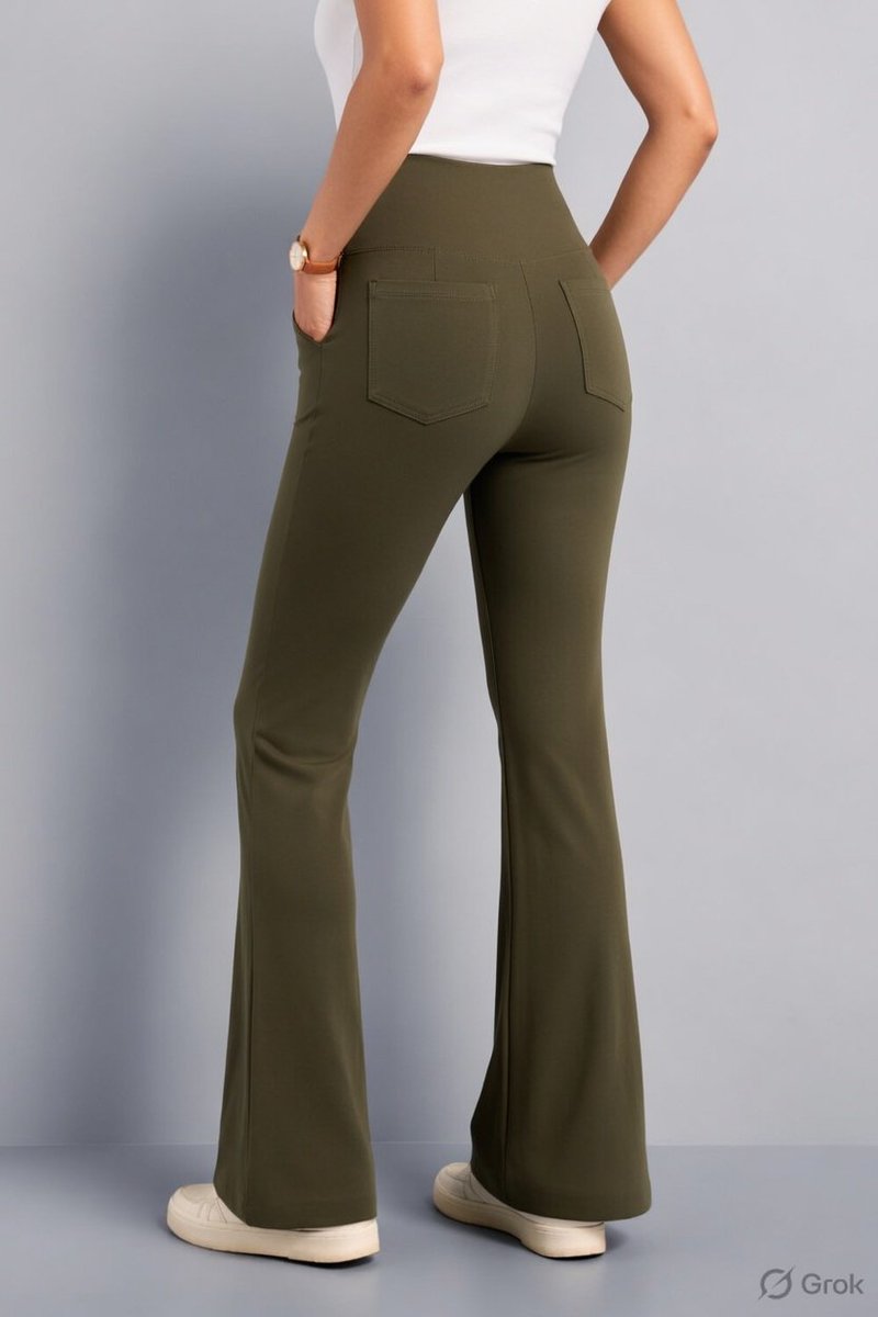 MKawat64789's tweet image. Loving these comfy olive flare pants! 💚 The high waist and pockets are a dream. So versatile for any day out! ✨👟 #Fashion #ComfyStyle amzn.to/3PBMJQJ