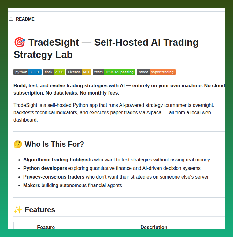 tom_doerr's tweet photo. AI trading strategy lab

https://t.co/54RICHofmC https://t.co/cY8HMSqLT9