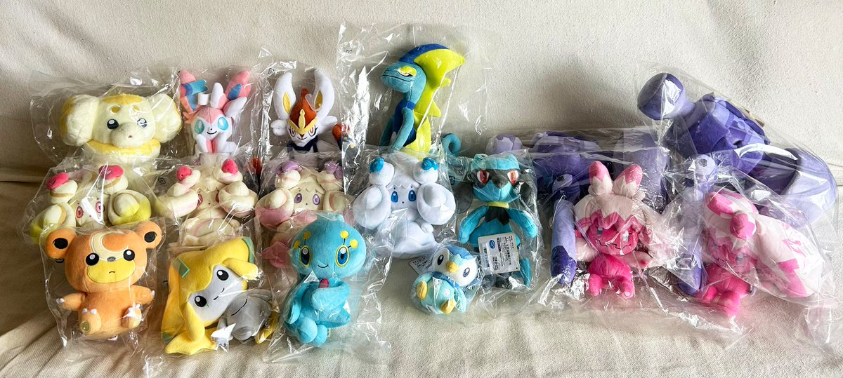 プラスルとマイナンのキミにきめた！ポケモン ゲットぬいぐるみ届いた