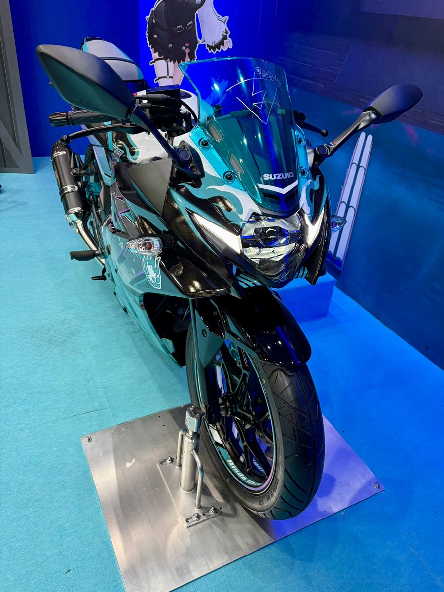 noripodsocksppp's tweet photo. 目的を果たしてきた。
GSX250R [Chihaya Remix]カッコよかったなぁ。

#ChihayaRemix https://t.co/VIBxysGf2v