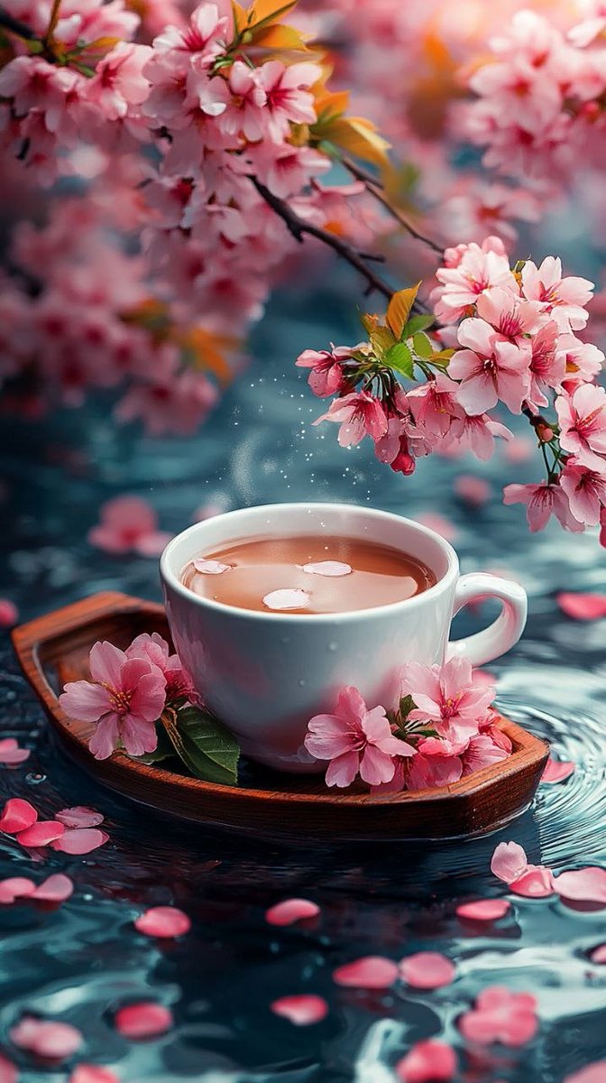 DigitalArtKyiv's tweet photo. Good morning, friends! May this Sunday be like a cup of fragrant tea amidst the blooming spring—warm, tender, and full of smiles. #MorningInFlowers #SpringInside #HeartAtDawn #TeaWithMiracle #ShareTheWarmth https://t.co/hG63wT3KLM