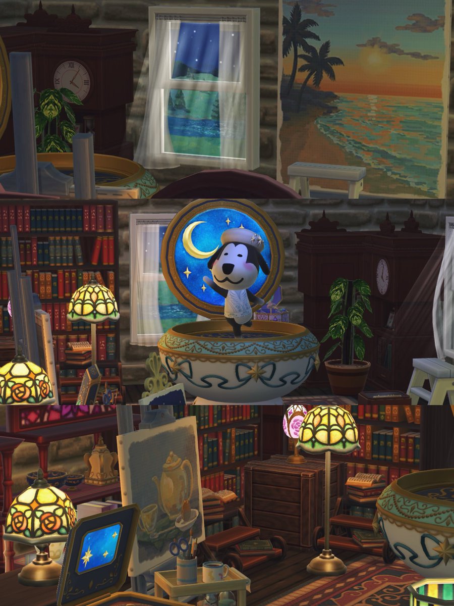 sotamori0814's tweet image. 最近のレイアウト🌿
3月終わる、早い🥹

#ポケ森 #acpc